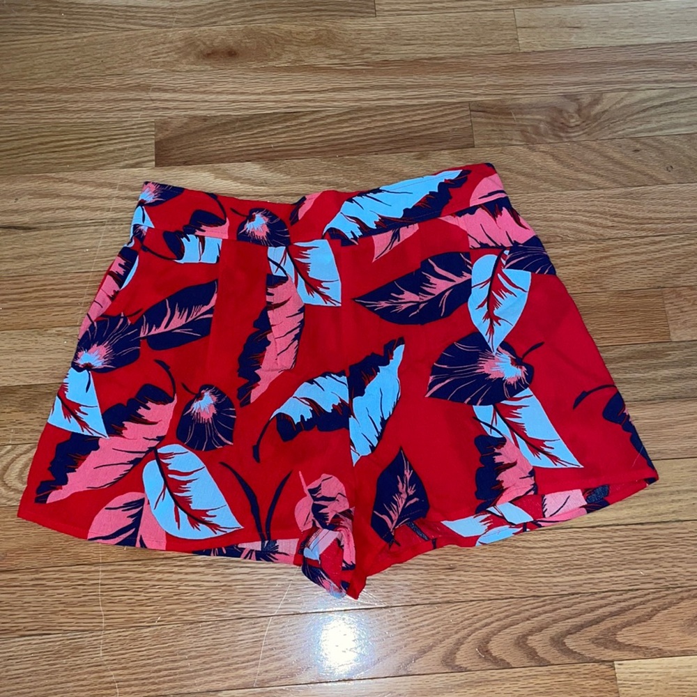 High rise boho shorts